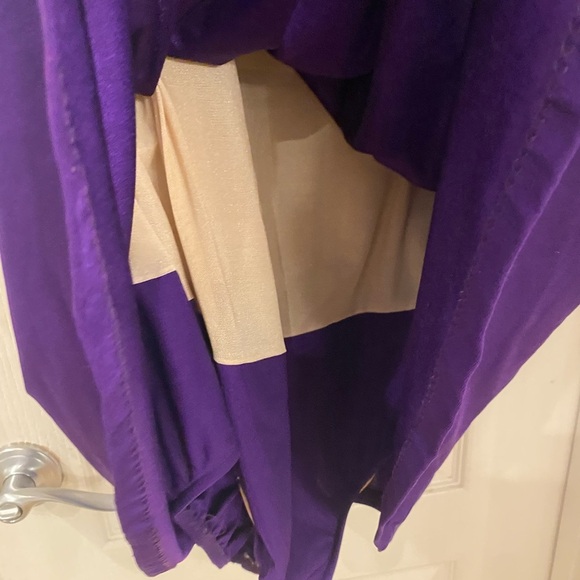 Robby Len Womens NWOT Deep Purple One Piece Swimsuit - Picture 3 of 8